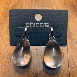 BRAND NEW PAIR OF CHICO'S POST BACK EARRINGS